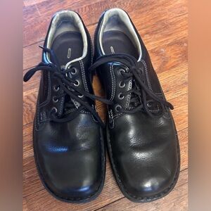 Merrell Black Leather Men's Oxfords